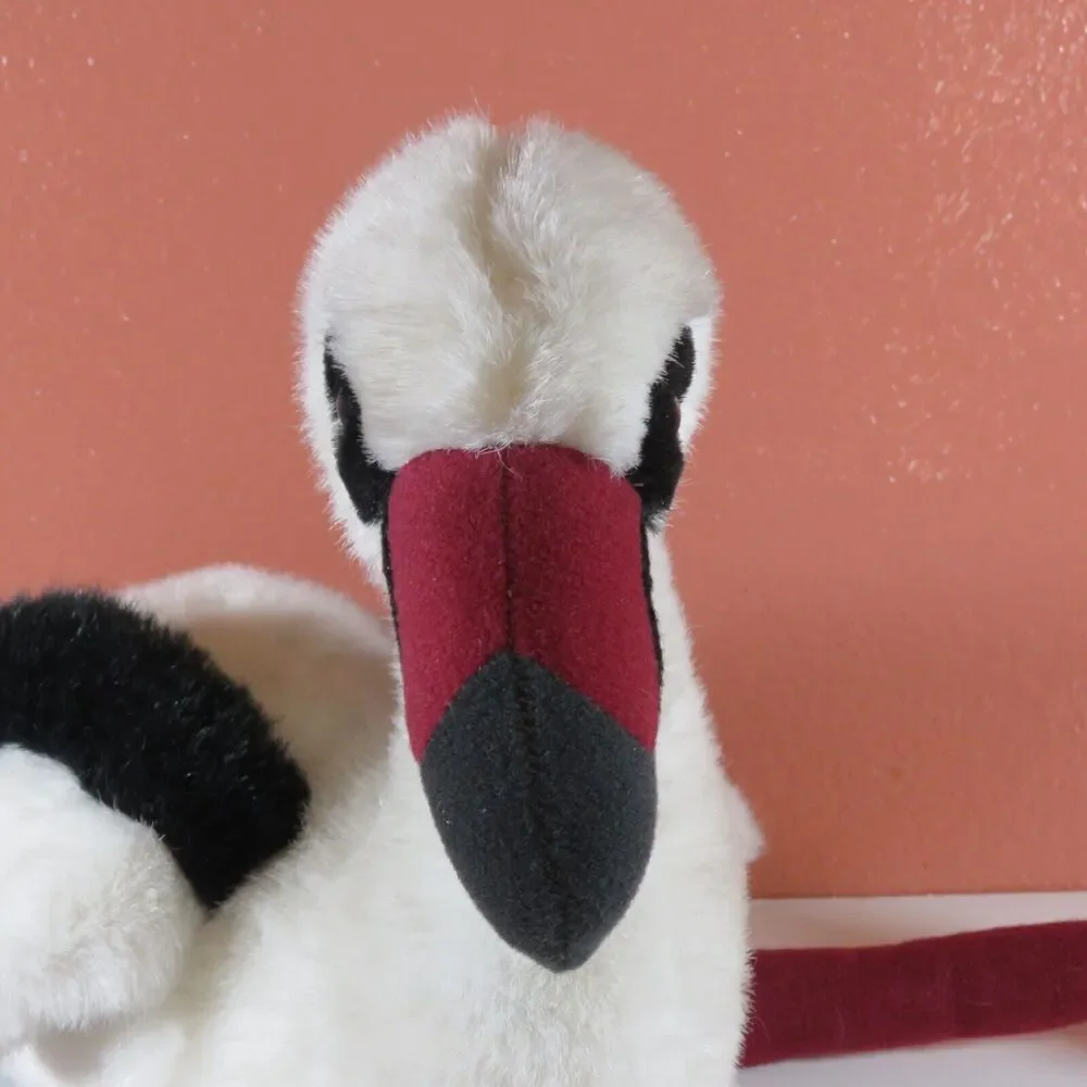 Vintage Russ Berrie Plush White Stork FLAUBERT Caress Soft Pets 23